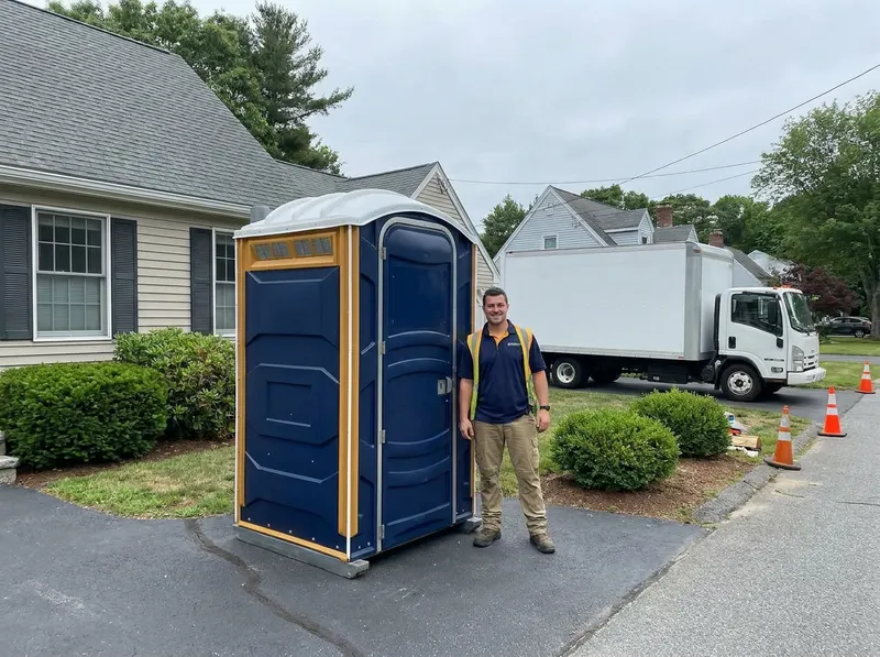 Flushing Deluxe Toilet Rental in Boston, MA